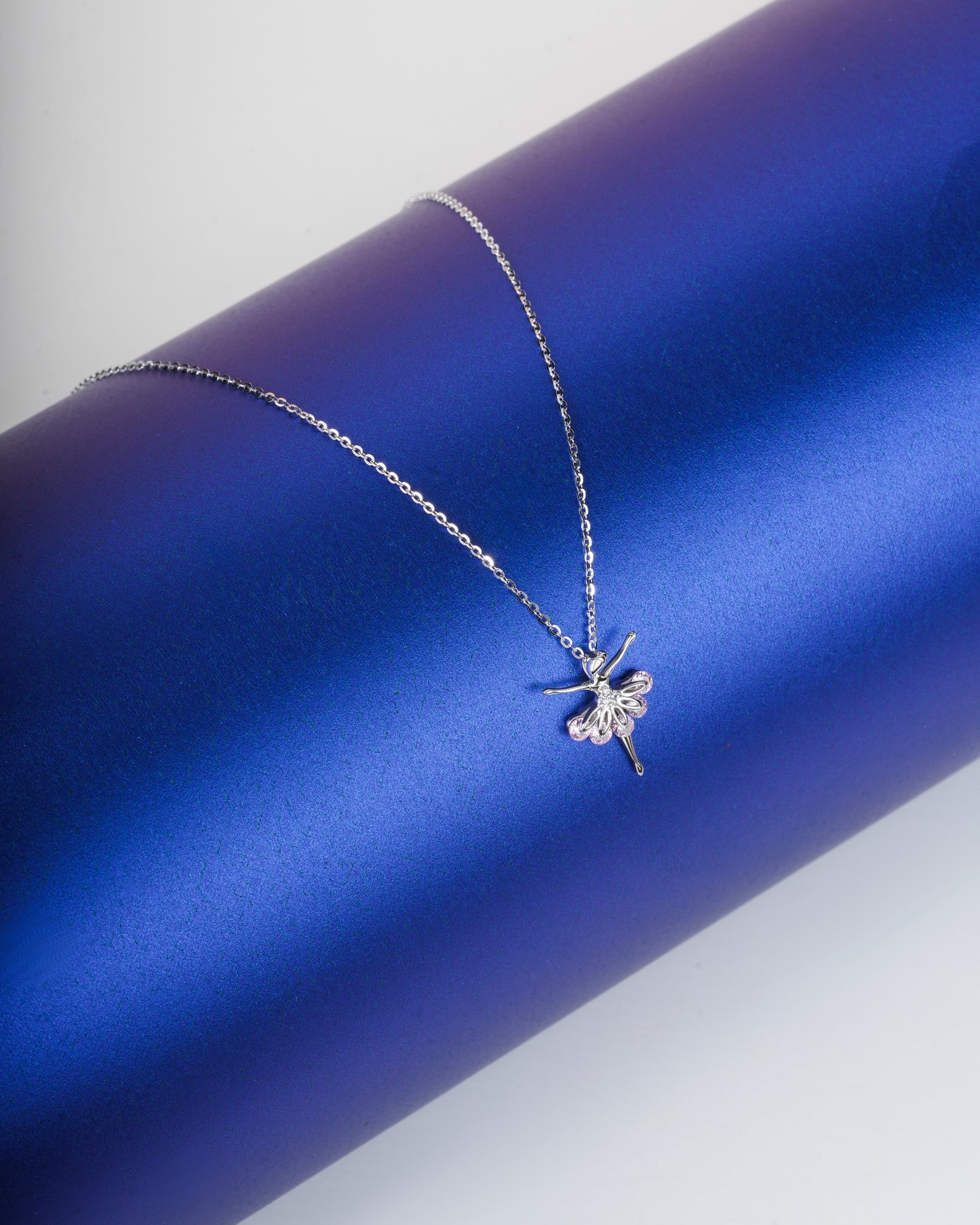 Dancing Doll Sterling Silver Pendant Chain - Selia & Co.