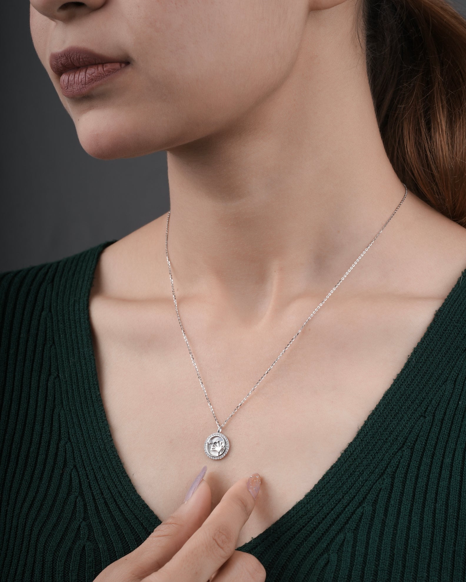 Selia & Co Silver Enchanted Innocence Pendant with Chain for Women and Girls