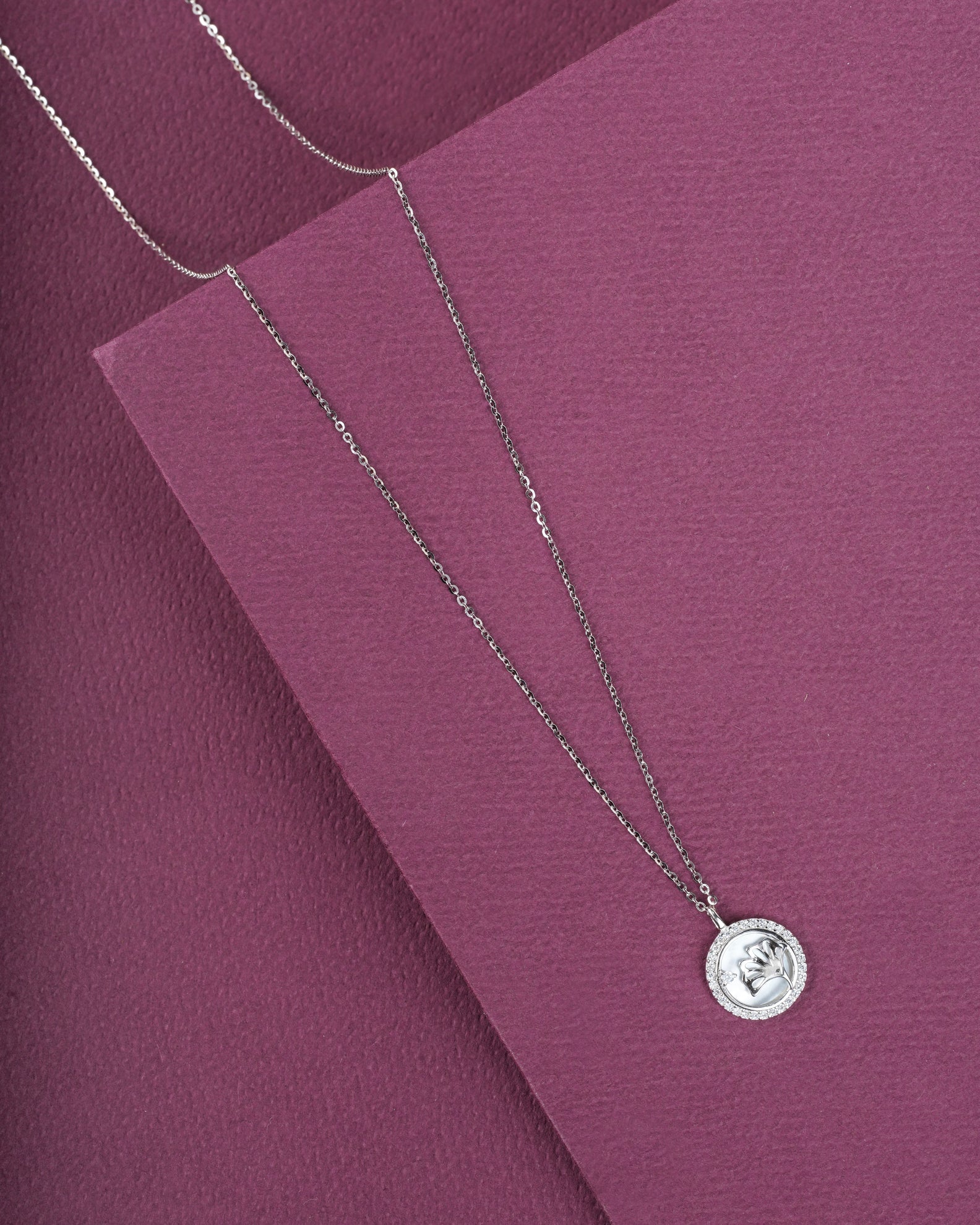 Selia & Co Silver Enchanted Innocence Pendant with Chain for Women and Girls