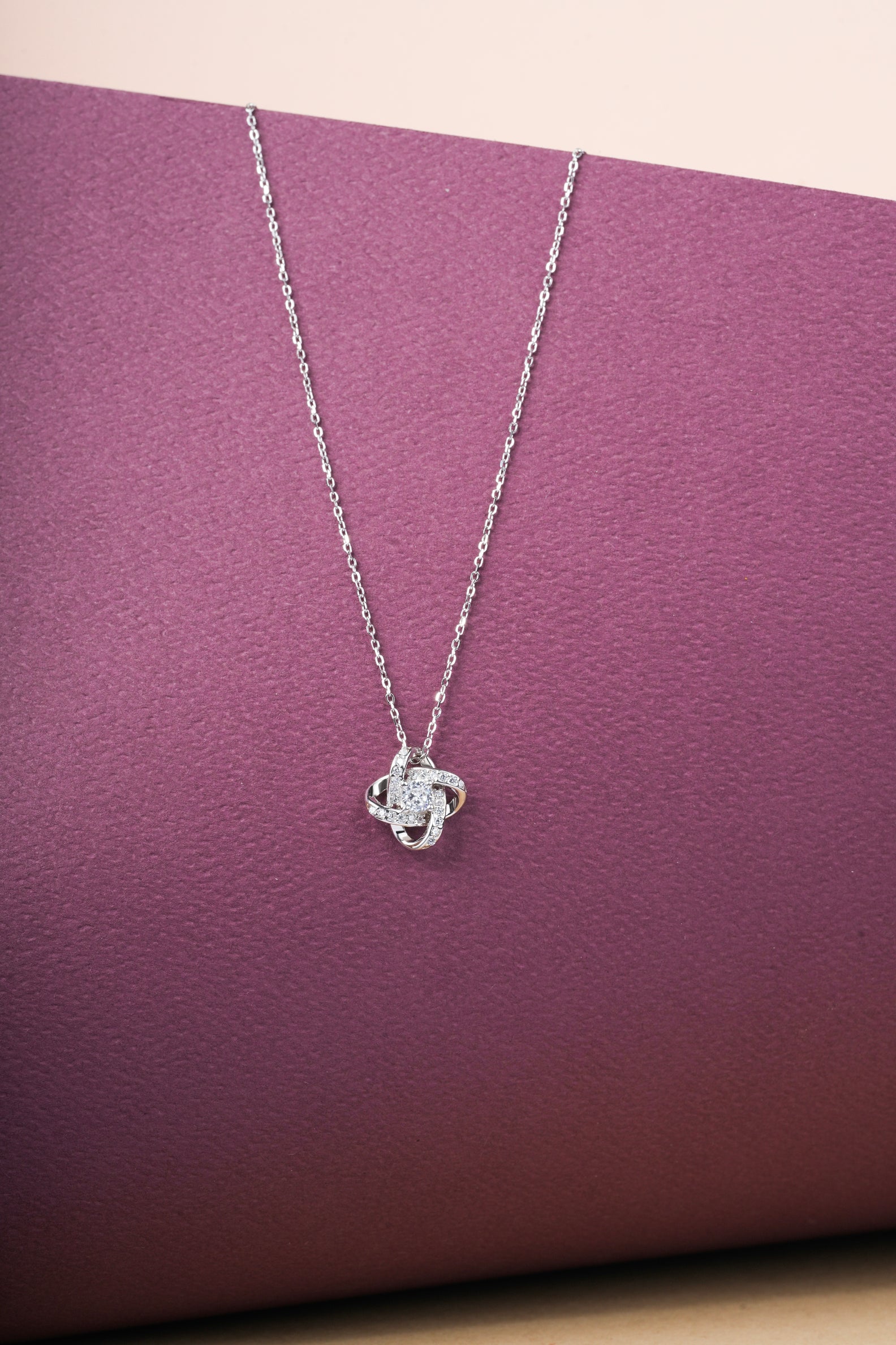 Selia & Co Faux Diamond Pendant Necklace - Elegant Simplicity